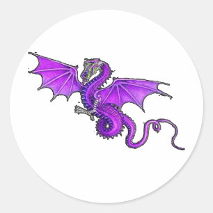 パープルドラゴン ラウンドシール