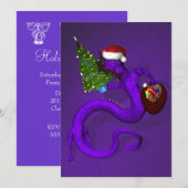 パープルドラゴン 招待状 (正面/裏面)