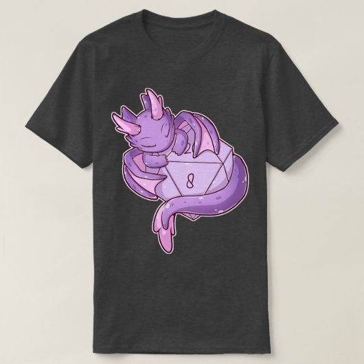 パープルドラゴン Tシャツ (デザイン正面)