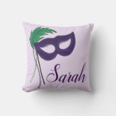 パープルドラマクラブ演劇用マパーソナライズされたスク クッション (正面)