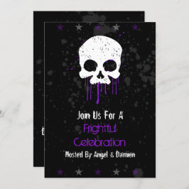 パープルドリップスカル 招待状