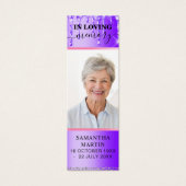 パープルドリップス記念葬式ブックマーク (正面)