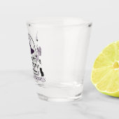 パープルドリンクアップウィッチハロウィーン ショットグラス (右)