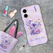 パープルドリームの蝶々 Case-Mate iPhoneケース