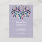 パープルドリームキャッチャーベビー エンクロージャーカード (正面)