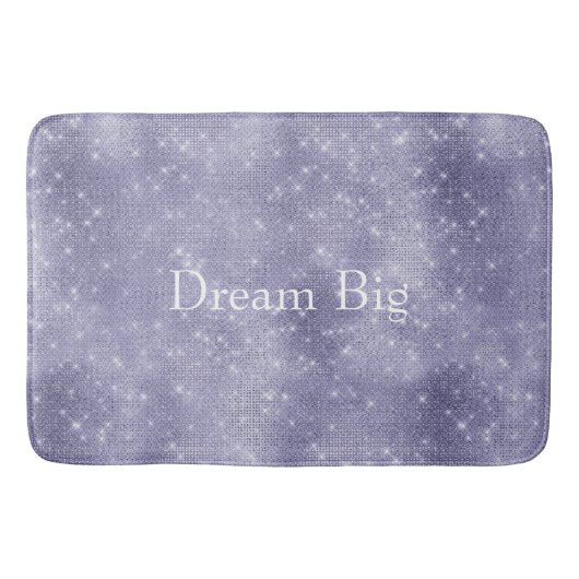 パープルドリームスパークル バスマット (正面)