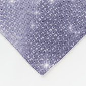 パープルドリームスパークル フリースブランケット (角)