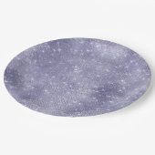 パープルドリームスパークル ペーパープレート (アングル)