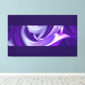 パープルドリームズ抽象芸術ファンタジーレインボーアート キャンバスプリント (インサイチュ (ウッドフロア))