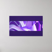 パープルドリームズ抽象芸術ファンタジーレインボーアート キャンバスプリント (正面)