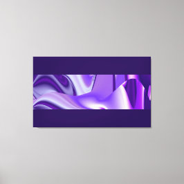 パープルドリームズ抽象芸術ファンタジーレインボーアート キャンバスプリント