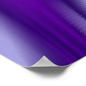 パープルドリームズ抽象芸術ファンタジーレインボーアート ポスター (角)