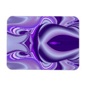 パープルドリームズ、抽象芸術ファンタジーレインボーアート マグネット (横)