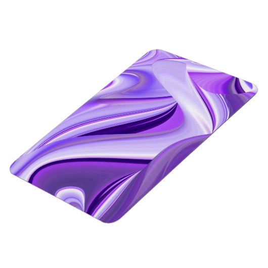 パープルドリームズ、抽象芸術3Dレインボーアート マグネット (左側)