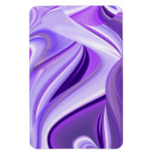 パープルドリームズ、抽象芸術3Dレインボーアート マグネット (縦)