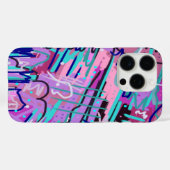 パープルドリーム表現プリント Case-Mate iPhoneケース (裏面 (横))