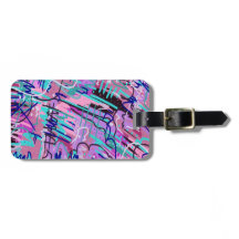 パープルドリーム表現抽象芸術プリント