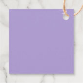 パープルドリーム赤ちゃんシャワーありがとう フェイバータグ (裏面)