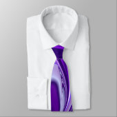 パープルドリーム、抽象芸術ファンタジーレインボーアート ネクタイ (タイ)