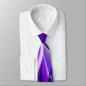 パープルドリーム、抽象芸術ファンタジーレインボーアート ネクタイ (タイ)