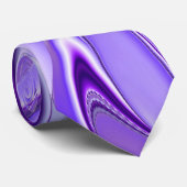パープルドリーム、抽象芸術ファンタジーレインボーアート ネクタイ (ロール)