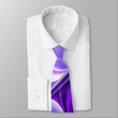 パープルドリーム、抽象芸術ファンタジーレインボーアート ネクタイ (タイ)