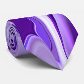 パープルドリーム、抽象芸術ファンタジーレインボーアート ネクタイ (ロール)