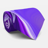 パープルドリーム、抽象芸術ファンタジーレインボーアート ネクタイ (ロール)