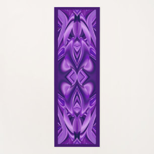 パープルドリーム、抽象芸術ファンタジーレインボーアート ヨガマット