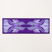 パープルドリーム、抽象芸術ファンタジーレインボーアート ヨガマット (正面(横))