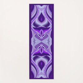 パープルドリーム、抽象芸術ファンタジーレインボーアート ヨガマット