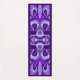 パープルドリーム、抽象芸術ファンタジーレインボーアート ヨガマット