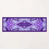 パープルドリーム、抽象芸術ファンタジーレインボーアート ヨガマット (正面(横))