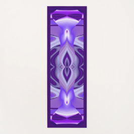 パープルドリーム、抽象芸術ファンタジーレインボーアート ヨガマット