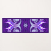 パープルドリーム、抽象芸術ファンタジーレインボーアート ヨガマット (裏面(横))