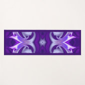 パープルドリーム、抽象芸術ファンタジーレインボーアート ヨガマット (正面(横))