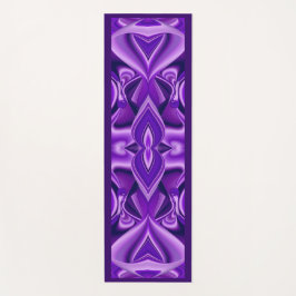 パープルドリーム、抽象芸術ファンタジーレインボーアート ヨガマット