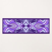 パープルドリーム、抽象芸術ファンタジーレインボーアート ヨガマット (正面(横))