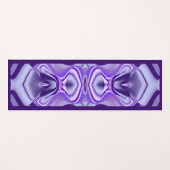 パープルドリーム、抽象芸術ファンタジーレインボーアート ヨガマット (正面(横))