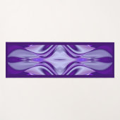 パープルドリーム、抽象芸術ファンタジーレインボーアート ヨガマット (正面(横))