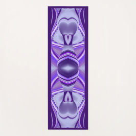 パープルドリーム、抽象芸術ファンタジーレインボーアート ヨガマット