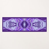 パープルドリーム、抽象芸術ファンタジーレインボーアート ヨガマット (正面(横))