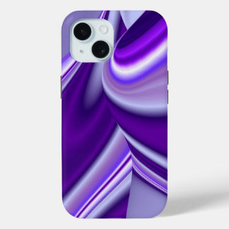 パープルドリーム、抽象芸術ファンタジーレインボーアート iPhone 15ケース