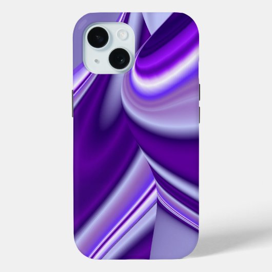 パープルドリーム、抽象芸術ファンタジーレインボーアート Case-Mate iPhoneケース (裏面)