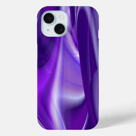 パープルドリーム、抽象芸術ファンタジーレインボーアート Case-Mate iPhoneケース (裏面)