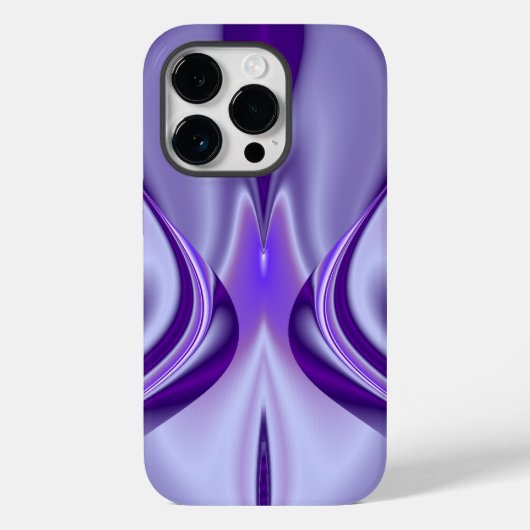 パープルドリーム、抽象芸術ファンタジーレインボーアート Case-Mate iPhoneケース (裏面)