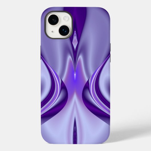 パープルドリーム、抽象芸術ファンタジーレインボーアート Case-Mate iPhoneケース (裏面)