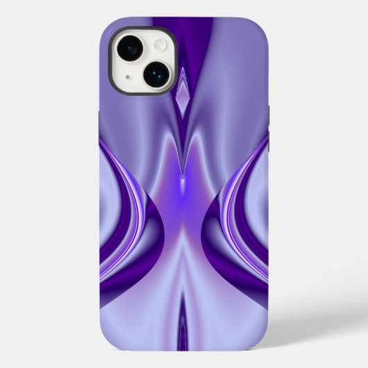 パープルドリーム、抽象芸術ファンタジーレインボーアート Case-Mate iPhoneケース (裏面)
