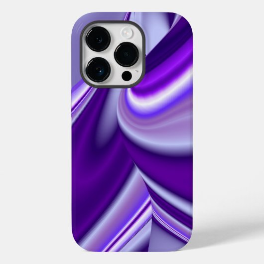 パープルドリーム、抽象芸術ファンタジーレインボーアート Case-Mate iPhoneケース (裏面)