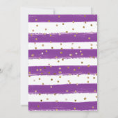 パープルドレスブロンドプリンセスキンセアニェラ サンキューカード (裏面)